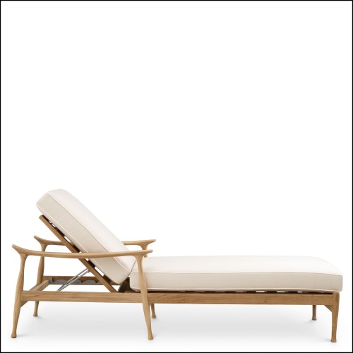 Lit de jour d’extérieur 24 - Manzo - Lit de jour design, couleur blanche cassée, aspect naturel - Pacific Compagnie.