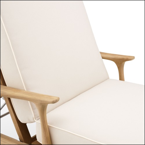 Lit de jour d’extérieur 24 - Manzo - Lit de jour pour extérieur, matériau teck, conception innovante - Pacific Compagnie.