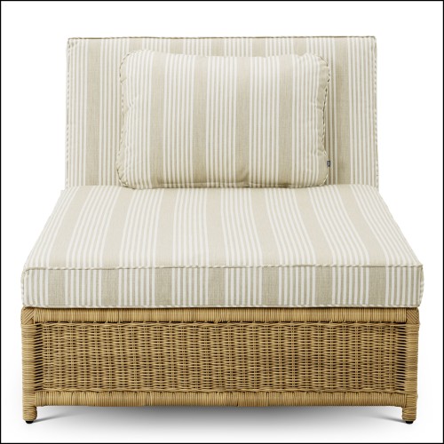 Chaise modulaire d’extérieur 24 - Hampton corner - Chaise modulaire d’extérieur 24-Hampton corner de luxe en Saville beige - Pac