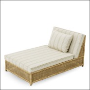 Chaise modulaire d’extérieur 24 - Hampton corner - Saville beige outdoor lounge chair - Pacific Compagnie.
