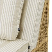 Chaise modulaire d’extérieur 24 - Hampton corner - Durable faux rotin outdoor chair - Pacific Compagnie.