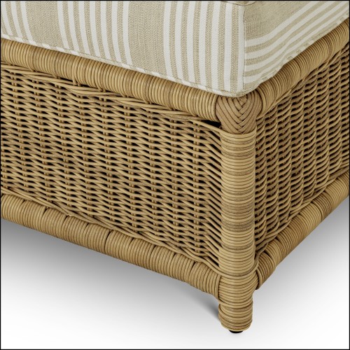 Chaise modulaire d’extérieur 24 - Hampton corner - Luxury outdoor corner seating solution - Pacific Compagnie.