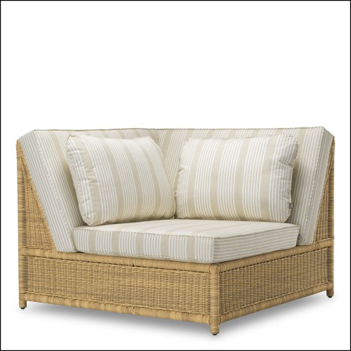 Chaise modulaire d’extérieur 24 - Hampton corner - Chaise modulaire d’extérieur 24-Hampton corner avec hauteur 88 cm et profonde