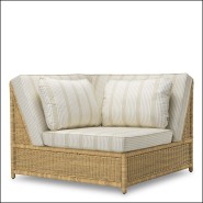 Chaise modulaire d’extérieur 24 - Hampton corner - Chaise modulaire d’extérieur 24-Hampton corner avec hauteur 88 cm et profonde