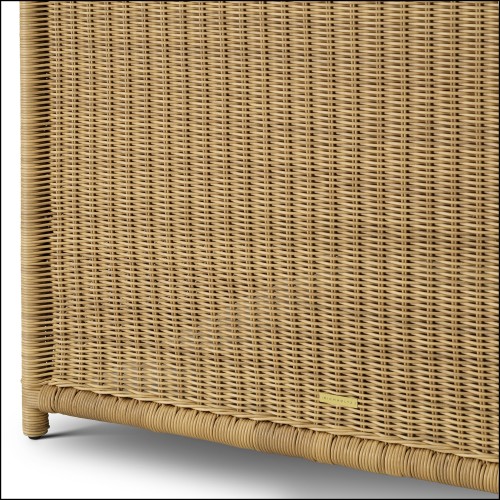 Chaise modulaire d’extérieur 24 - Hampton corner - Chaise modulaire d’extérieur 24-Hampton corner avec système de poufs et canap