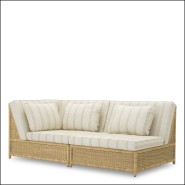 Chaise modulaire d’extérieur 24 - Hampton corner - Eichholtz outdoor furniture with luxury vibe - Pacific Compagnie.