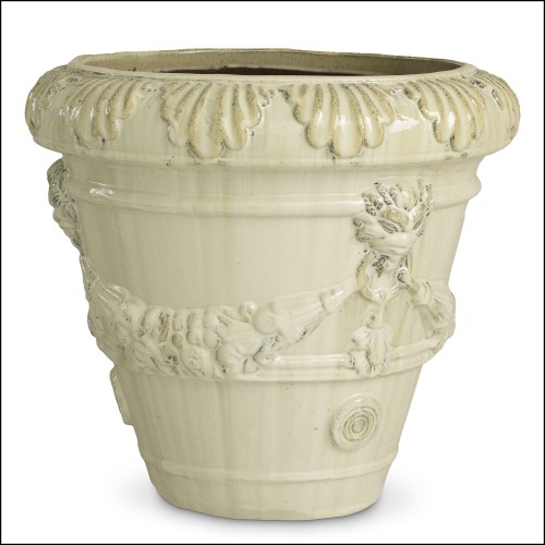 Jardinière d’extérieur 24 - Toulon - Outdoor decorative planter with fine finish - Pacific Compagnie.