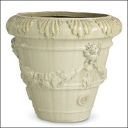 Jardinière d’extérieur 24 - Toulon - Outdoor decorative planter with fine finish - Pacific Compagnie.