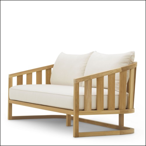 Canapé d’extérieur 24 - Aruba - Outdoor seating solution with sturdy teak frame - Pacific Compagnie.