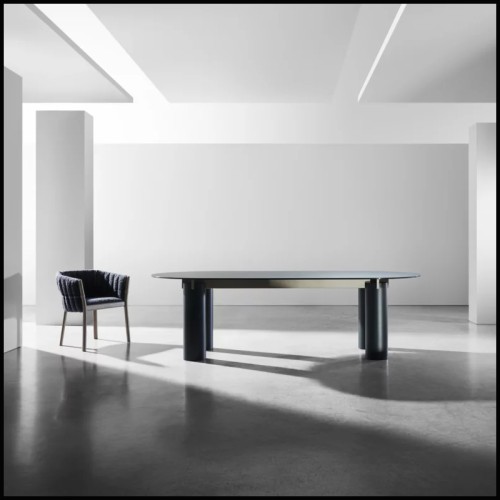 Table Ovale 30 - Daen 33 - Modern oval dining table - Pacific Compagnie.