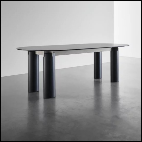 Table Ovale 30 - Daen 33 | Table de luxe ovale en finition bois - Pacific Compagnie.