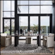 Table Ovale 30 - Daen 33 - Luxury oval-shaped dining table - Pacific Compagnie.