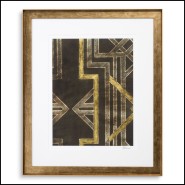 Impression 24 - Trellis Pattern I par Ethan Harper - Vintage-inspired luxurious painting with intricate trellis pattern - Pacifi