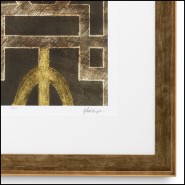 Impression 24 - Trellis Pattern I par Ethan Harper - Large-scale luxury photo with golden frame, exclusive trellis design - Paci