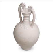 Vase 24 - Amphora - Vase de décoration en grès, hauteur 53 cm, matériau robuste - Pacific Compagnie.