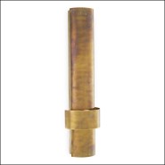 Applique murale 24 - Foxwood - Brass and iron wall fixture with distressed vintage look - Pacific Compagnie.