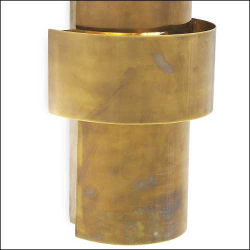 Applique murale 24 - Foxwood - Unique wall lamp featuring a combination of laiton and fer materials - Pacific Compagnie.
