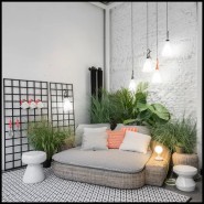 Canapé Outdoor 30 - Panda 04 | Sofa Outdoor Gervasoni - Panda 04 - Luxurious patio sofa with pillows - Pacific Compagnie.