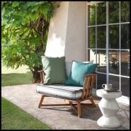 Table d'Appoint /Pouf Outdoor 30 - Inout 47 | Side Table / Ottoman Outdoor Gervasoni - Inout 47 - Modern ottoman and side table 