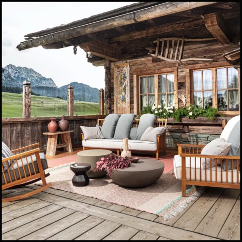 Table Basse 30 - Heiko 44 - Modern low coffee table in a living room setting - Pacific Compagnie.