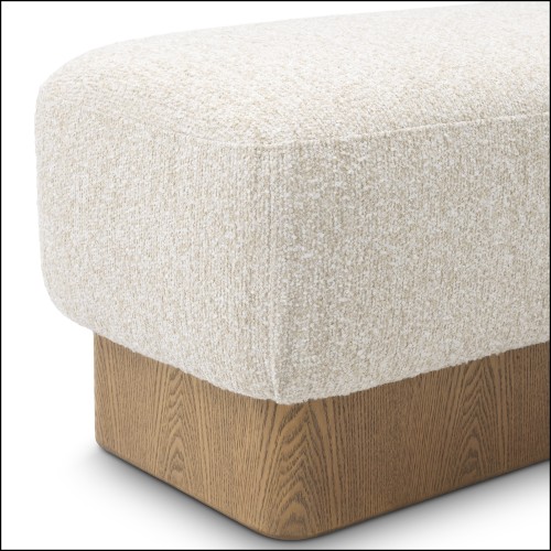 120897 - Beige wooden bench - Pacific Compagnie.