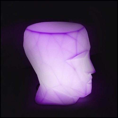 Table d'appoint 111 - Light Head - Table lumineuse - Pacific Compagnie.