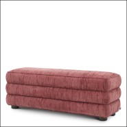 Helmsley - 120631 - Red pine wood bench, 142 cm long, 46 cm wide, modern home decor - Pacific Compagnie.