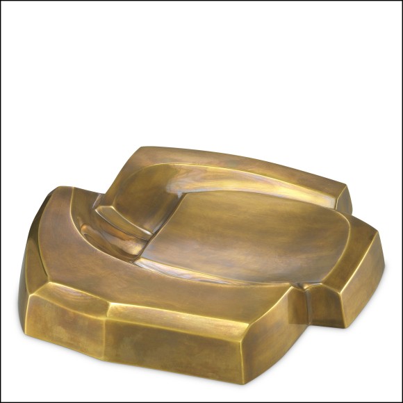 Banc 119911 - Eichholtz brand decorative object in laiton with unique, aged finish - Pacific Compagnie.