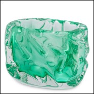 120725 - Eichholtz decorative glass object, green, 24x14.5x50cm - Pacific Compagnie.