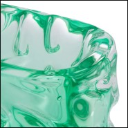 120725 - 50cm high green glass decorative piece - Pacific Compagnie.