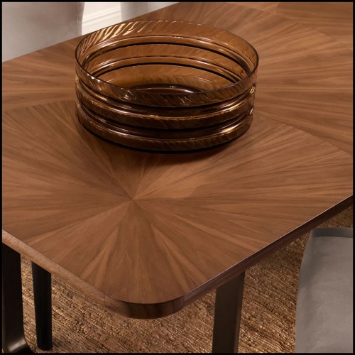 119967 - Décoration en verre cuivre, diamètre 40,5 cm - Pacific Compagnie.