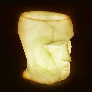 Table d'appoint 111 - Light Head - Lampe intégrée - Pacific Compagnie.