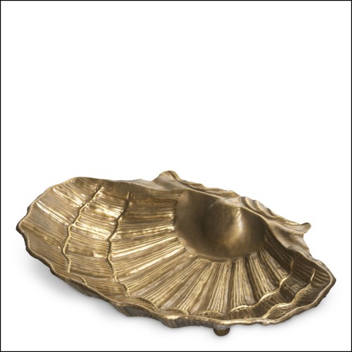 119225 - Luxury laiton decorative bowl for interior design, 11 cm high - Pacific Compagnie.
