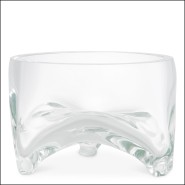120651 - Clear glass decorative item with 16cm height - Pacific Compagnie.