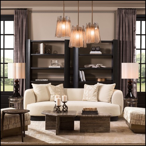 120651 - Eichholtz brand clear glass decorative object - Pacific Compagnie.