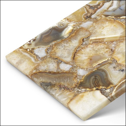 120096 - Agate decorative object with unique patterns - Pacific Compagnie.