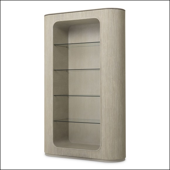 120888 - Modern armoire with charcoal finish - Pacific Compagnie.