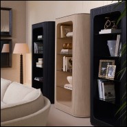 120888 - Armoire avec matière en placage de chêne, couleur charbon, 120888 - Pacific Compagnie.