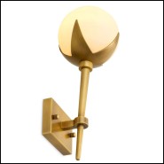 120846 - Eichholtz wall applique in aged brass finish - Pacific Compagnie.