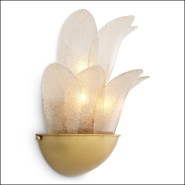 119939 - Eichholtz decorative applique with glass and brass details - Pacific Compagnie.