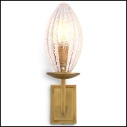 120413 - Decorative lamp with glass and vintage brass details - Pacific Compagnie.