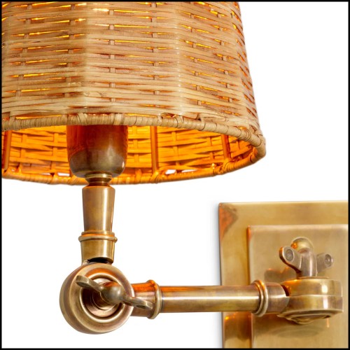 120486 - Décoration murale en laiton 120486 - Pacific Compagnie.