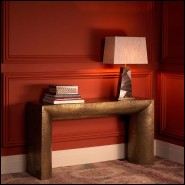 119960 - Bois décoratif, dimensions 25x18x8,5 cm, couleur blanche et brune - Pacific Compagnie.