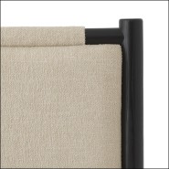 119304 - Écru renato luxury bed with contre-plaqué construction and adjustable height - Pacific Compagnie.