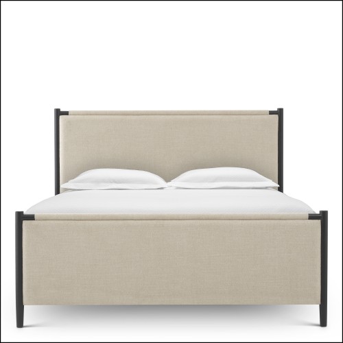 119304 - High-end bedroom set, featuring a luxurious écru renato finish and sturdy contre-plaqué material - Pacific Compagnie.