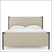 119304 - High-end bedroom set, featuring a luxurious écru renato finish and sturdy contre-plaqué material - Pacific Compagnie.