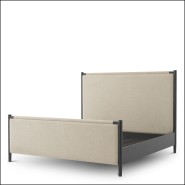 119304 - Luxury bed with écru renato color, made from high-quality contre-plaqué and featuring a spacious dimensions - Pacific C