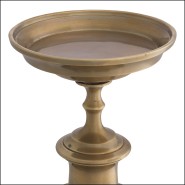 119789 - Detailed view of a high-end 119789 candelabra in laiton vieilli finish - Pacific Compagnie.