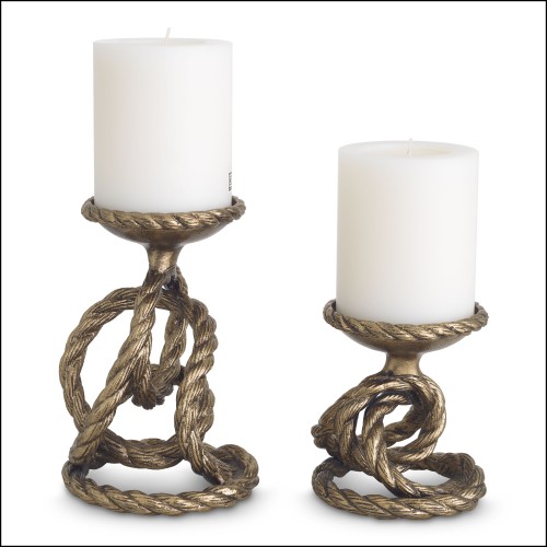120113 - Exquisite, hand-poured brass luxury lighting fixture - Pacific Compagnie.