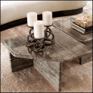 120113 - Sophisticated, manually cast brass chandelier with a luxurious, vintage look - Pacific Compagnie.